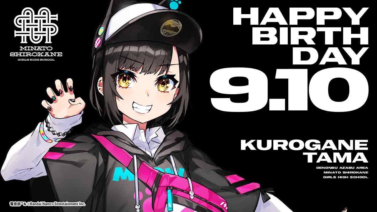 日*5様 電音部　黒鉄たま　公式ボディバッグ 電音部 黒鉄たま公式ボディバッグ